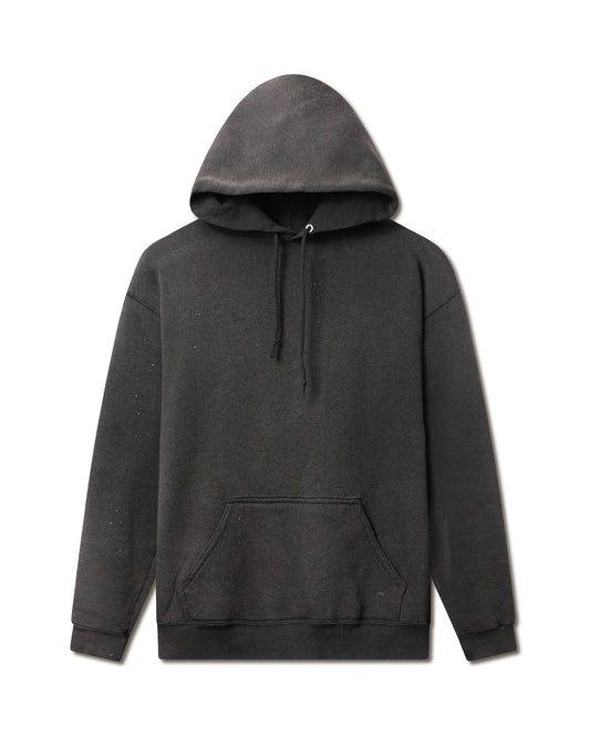 TULTEX BLACK FADED HOODIE