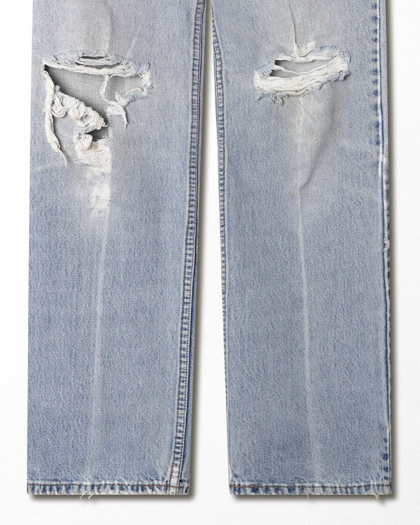 LEVI'S 517 LIGHT WASH DISTRESSED JEANS