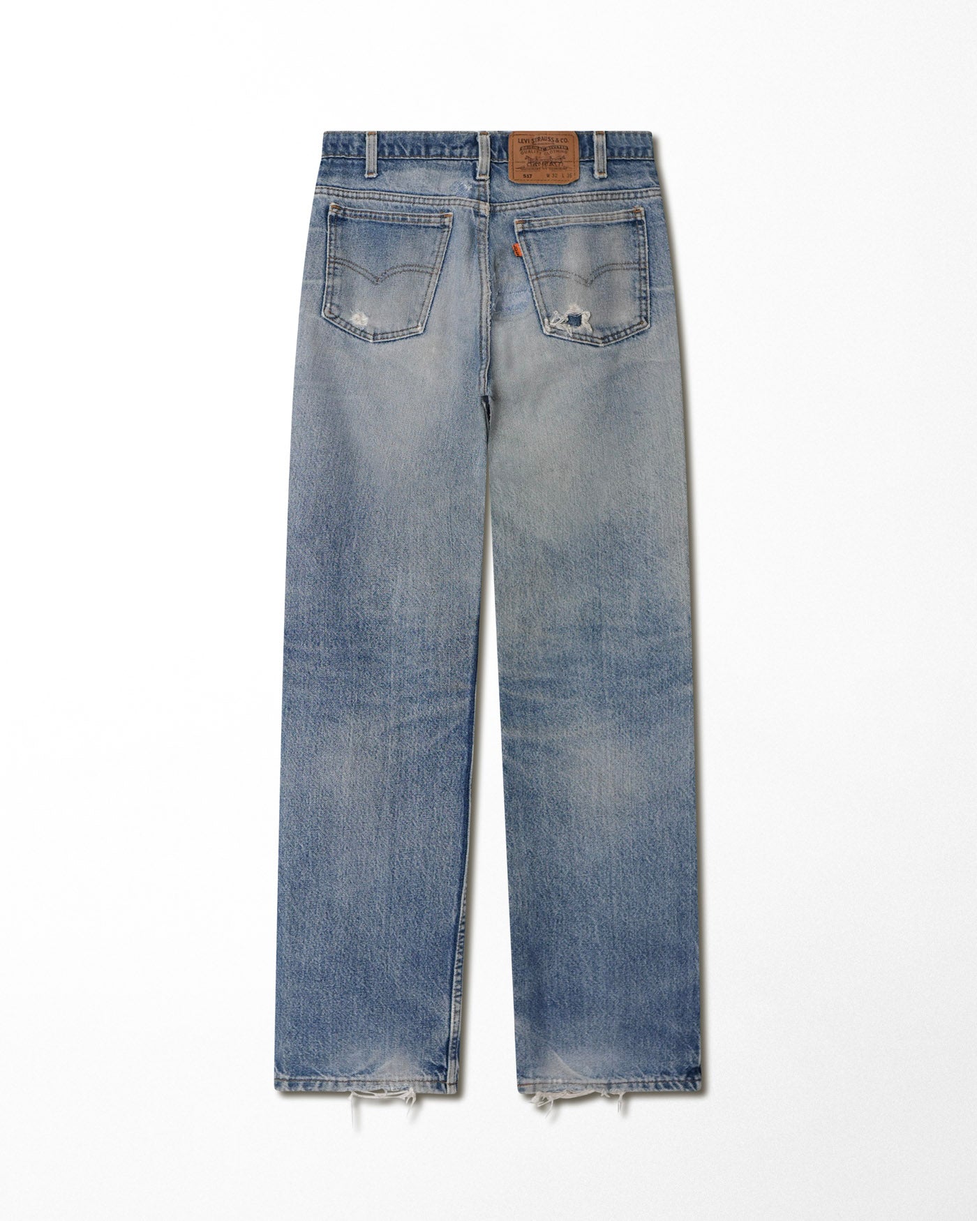 LEVI'S 517 ORANGE TAB MID-WASH JEANS