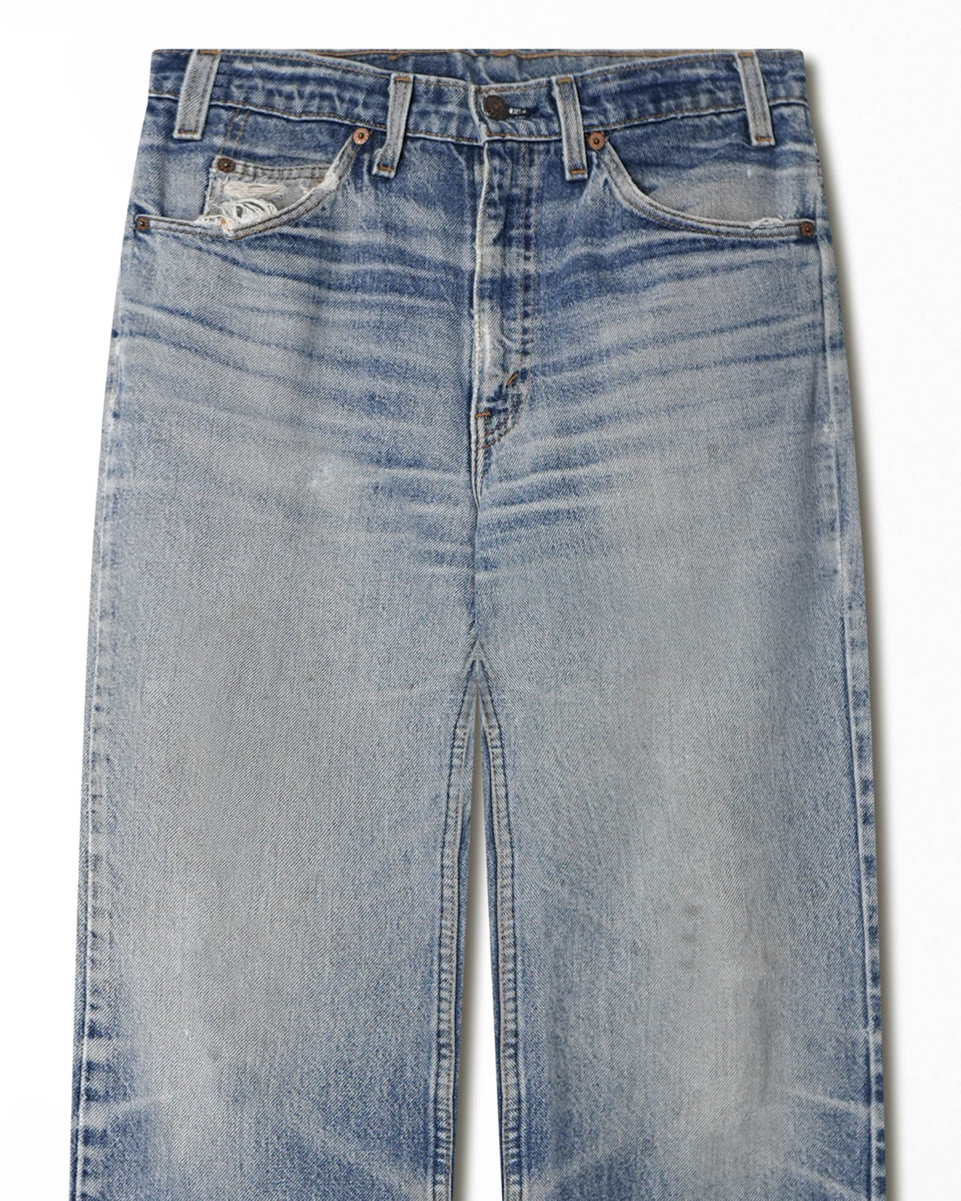 LEVI'S 517 ORANGE TAB MID-WASH JEANS