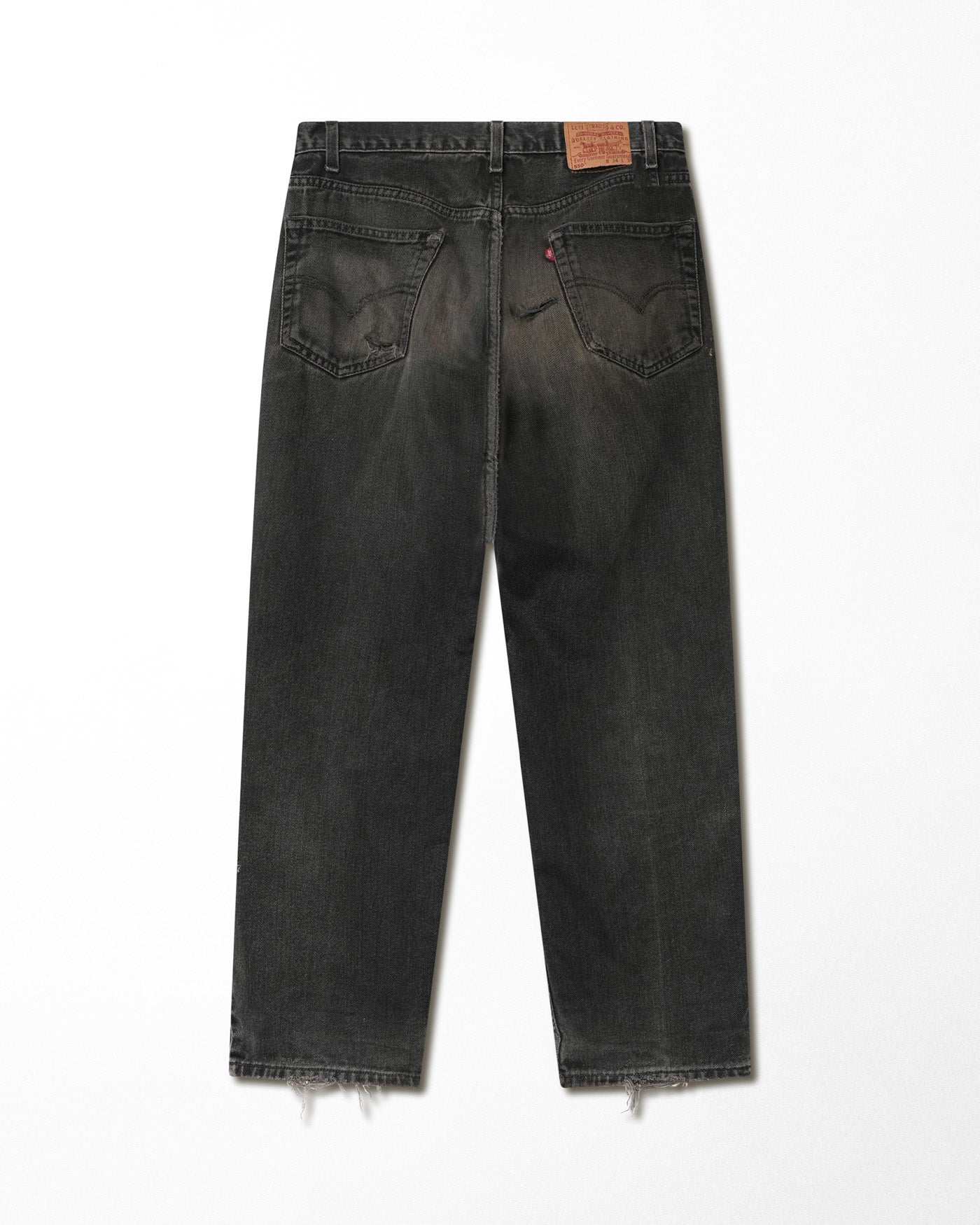 LEVI'S 550 BLACK FADED DENIM