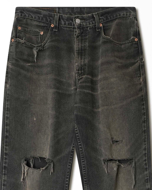 LEVI'S 550 BLACK FADED DENIM