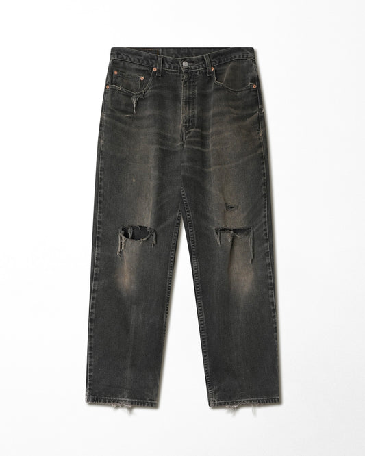 LEVI'S 550 BLACK FADED DENIM