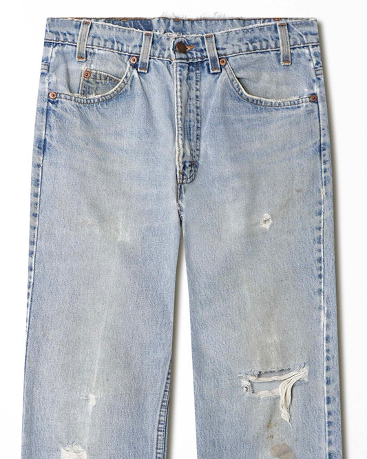 LEVI'S 517 LIGHT WASH DISTRESSED JEANS