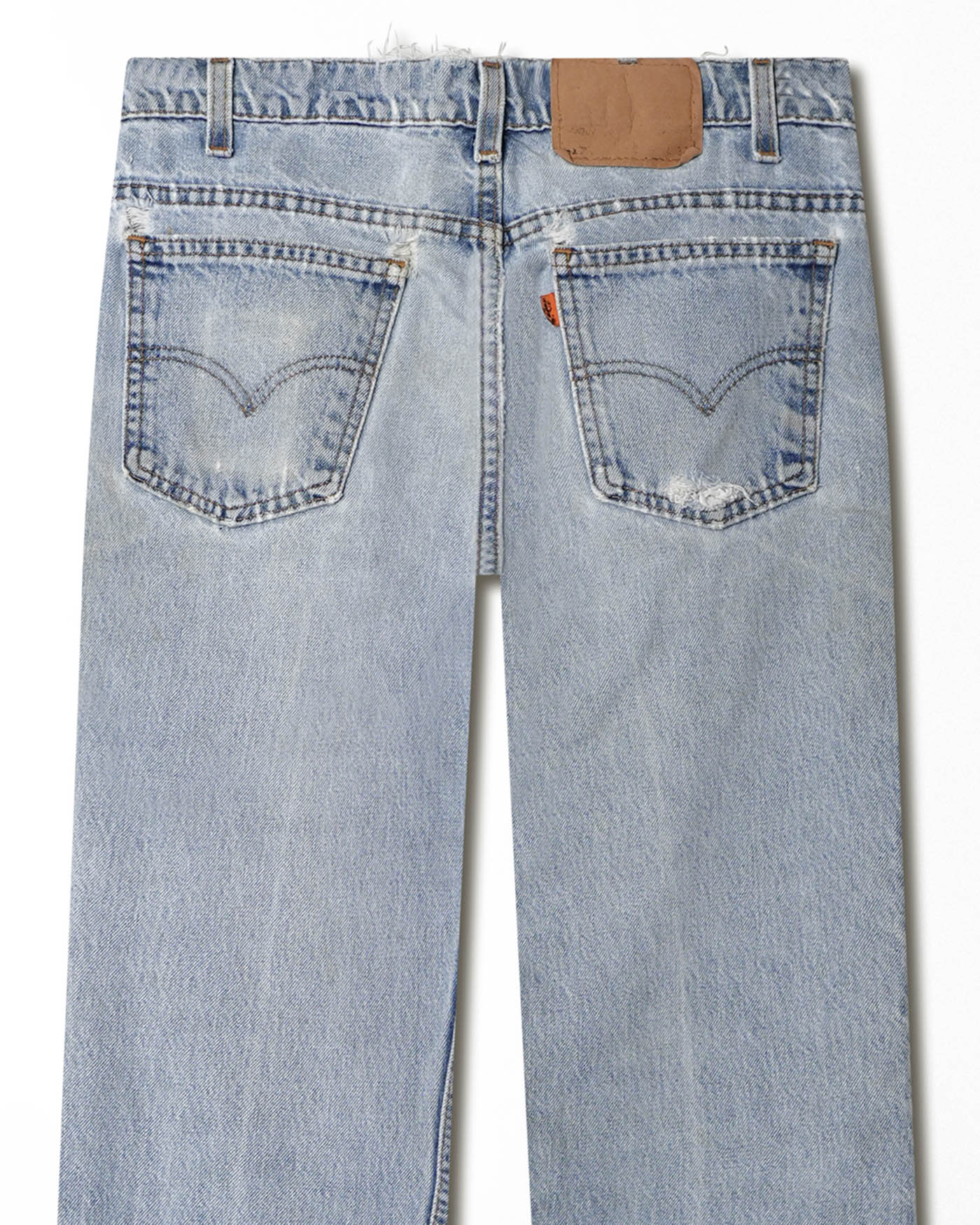 LEVI'S 517 LIGHT WASH DISTRESSED JEANS