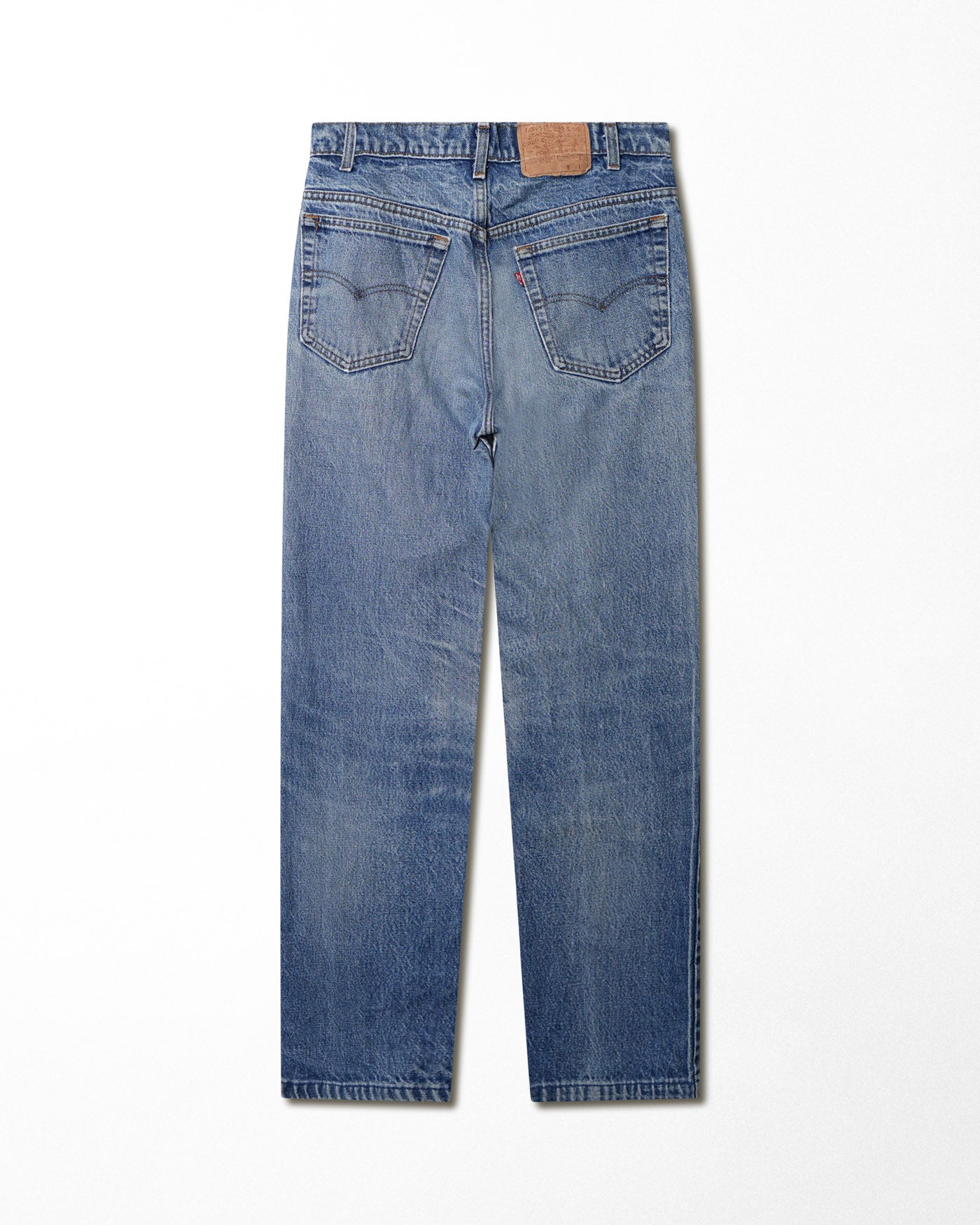 LEVI'S 501 MID WASH STAINED JEANS