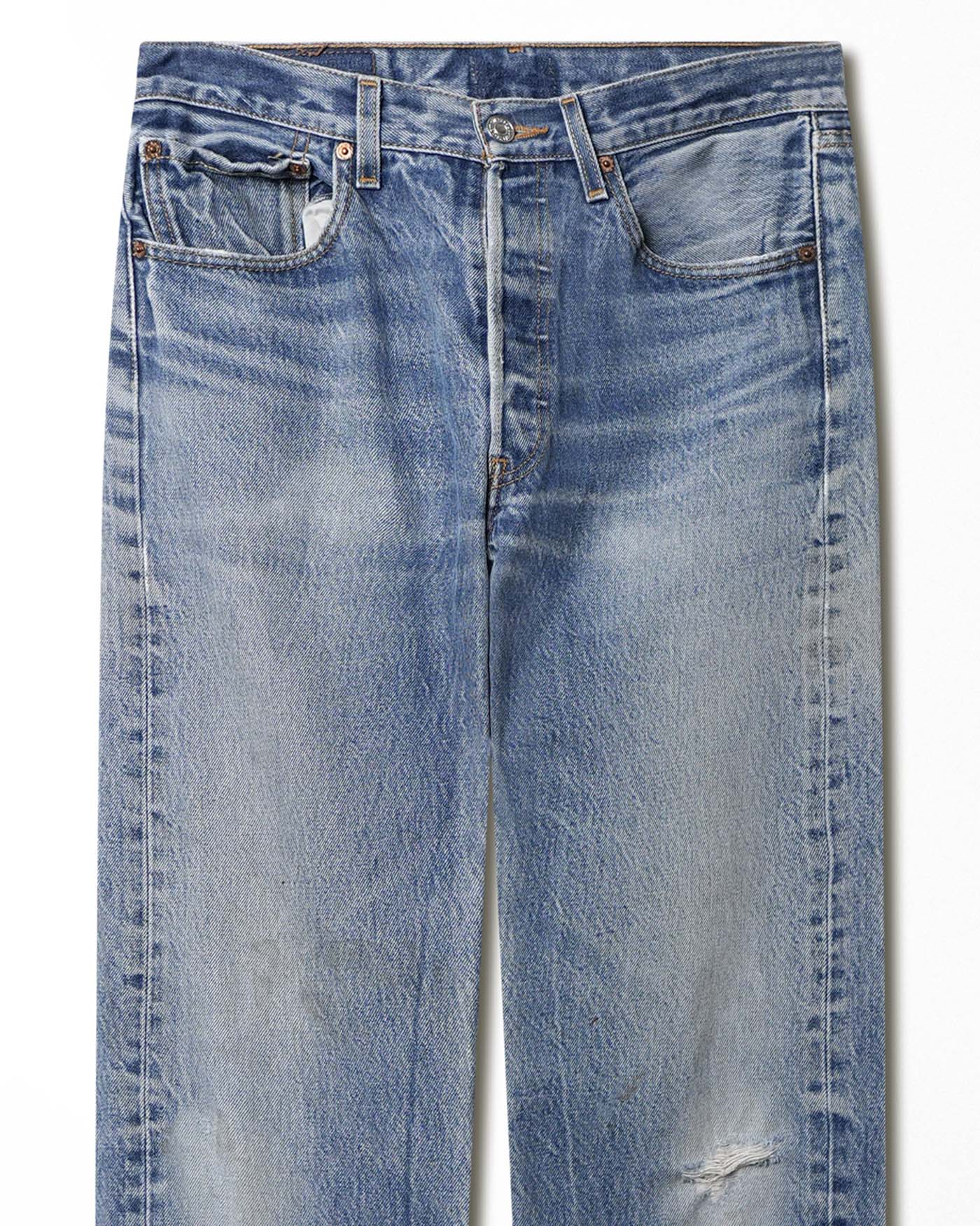 LEVI'S 501 MID-WASH JEANS
