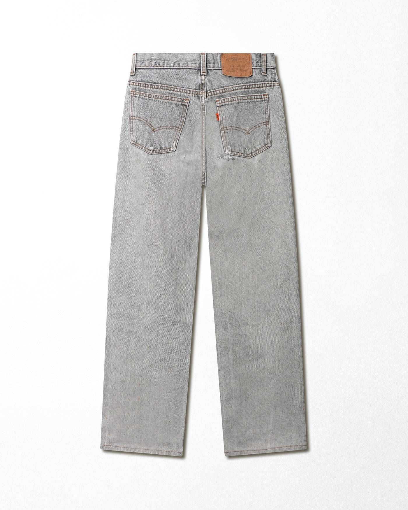 LEVI'S GREY ORANGE TAB FADED JEANS