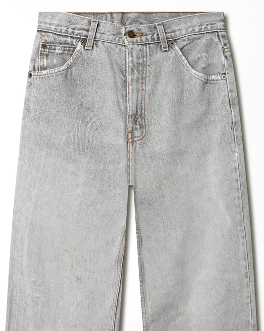 LEVI'S GREY ORANGE TAB FADED JEANS