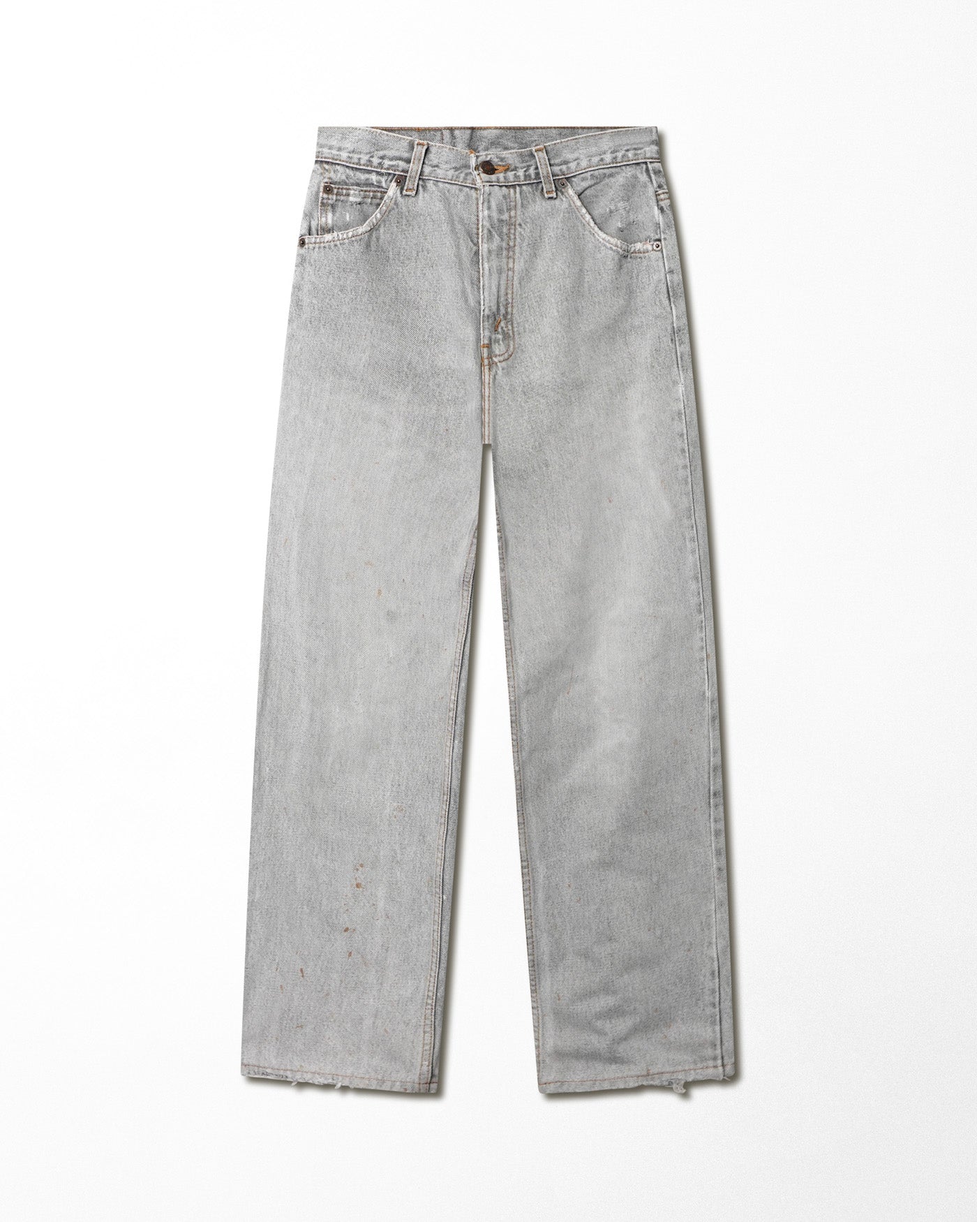 LEVI'S GREY ORANGE TAB FADED JEANS