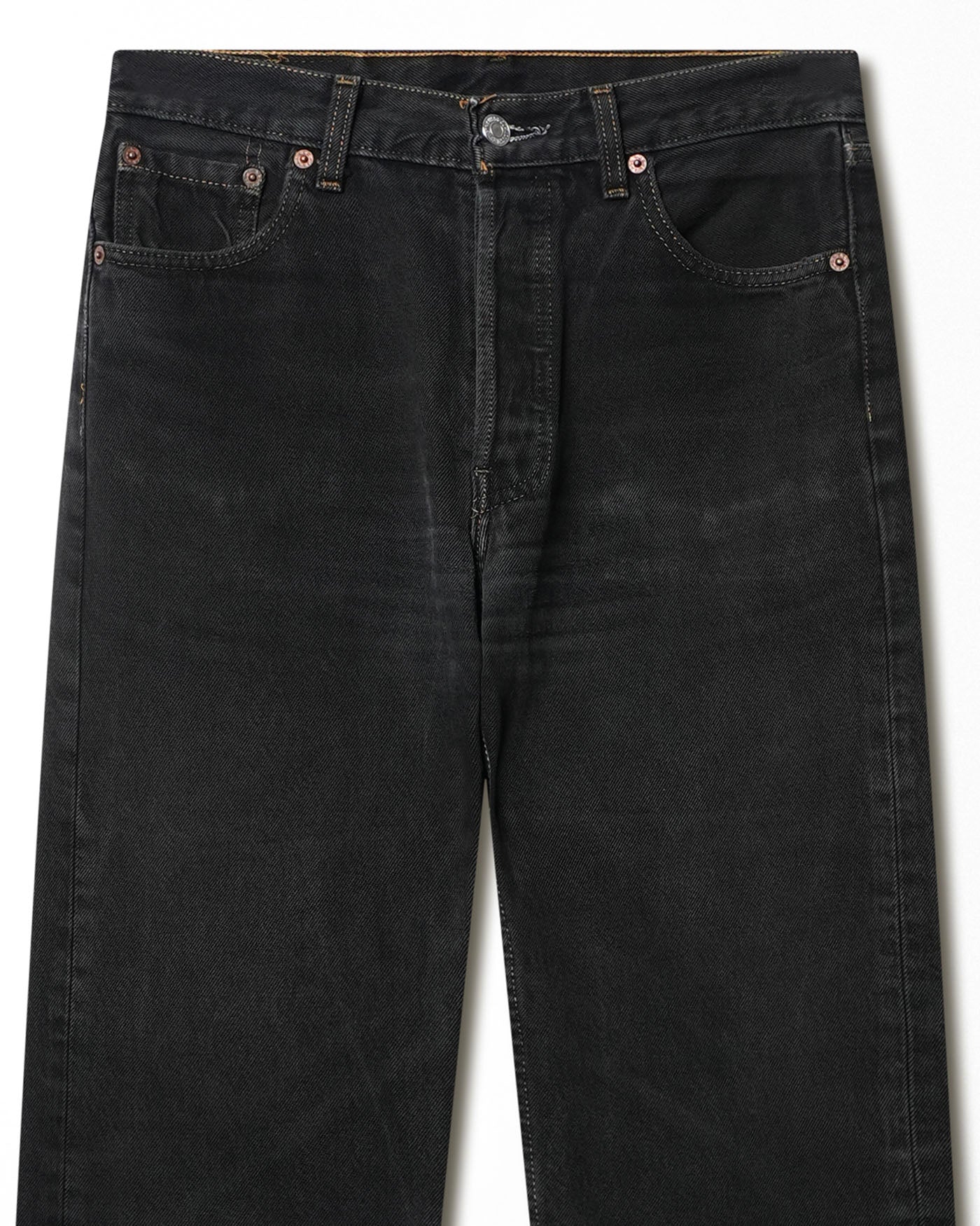LEVI'S 501XX BLACK FADED JEANS