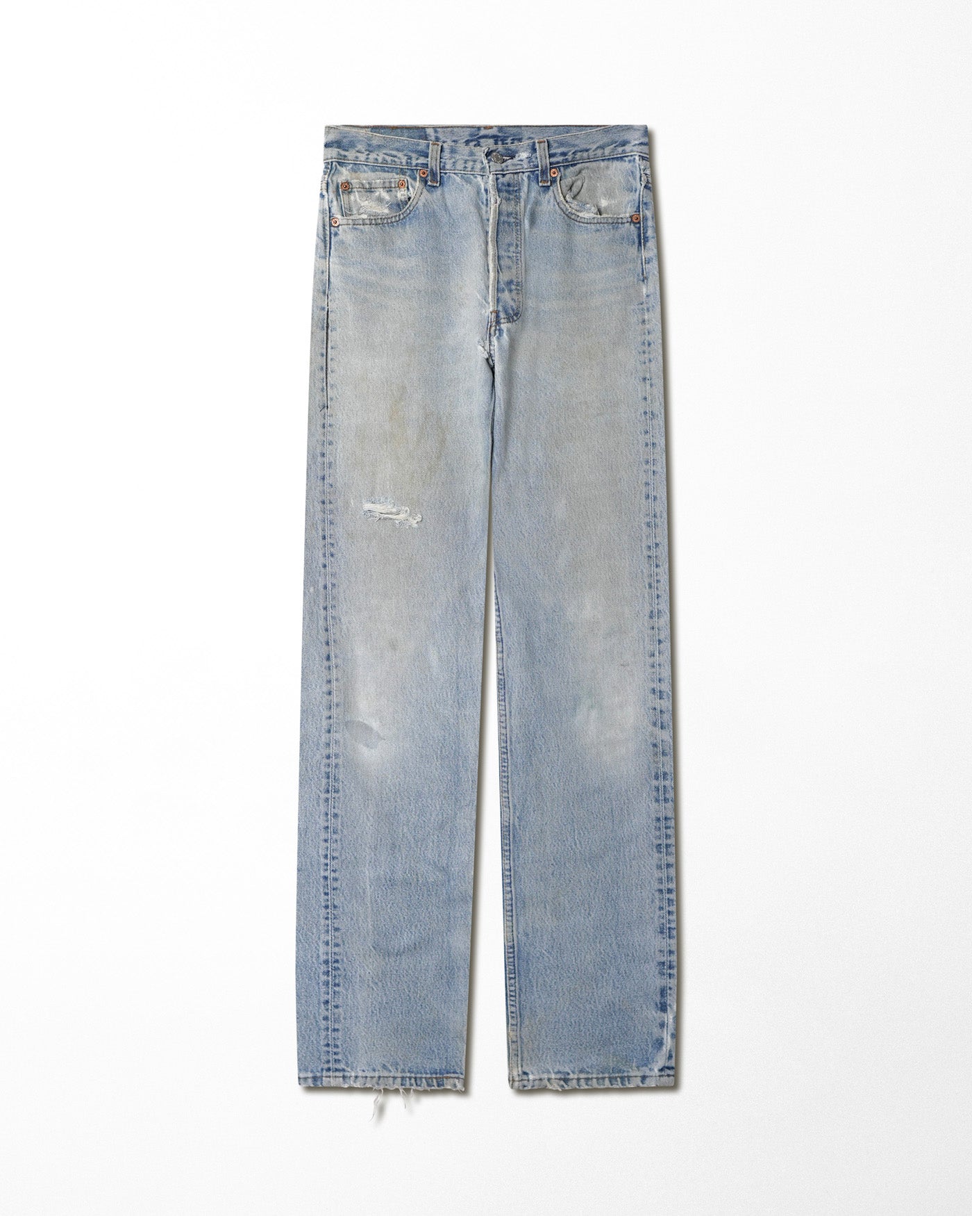 LEVI'S 501 LIGHT WASH JEANS