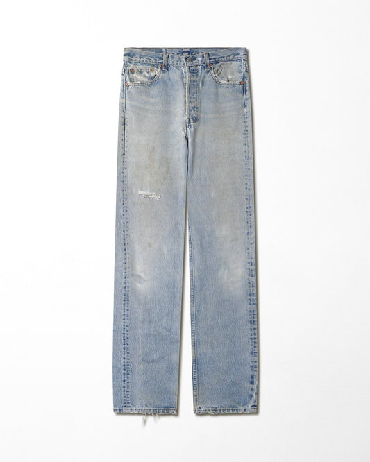 LEVI'S 501 LIGHT WASH JEANS