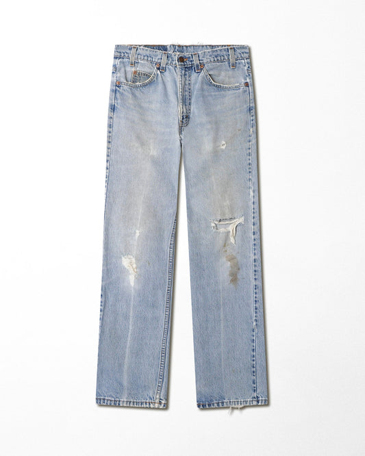 LEVI'S 517 LIGHT WASH DISTRESSED JEANS
