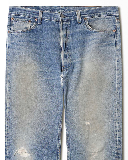 LEVI'S 501 MID-WASH JEANS