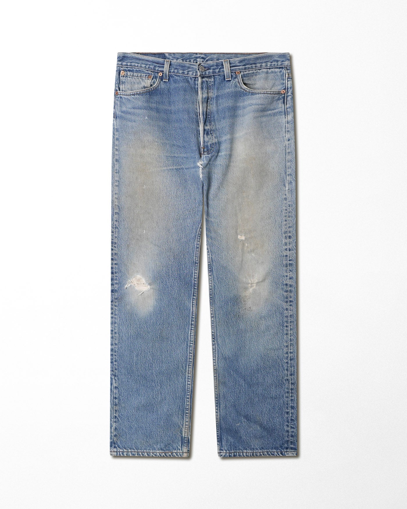 LEVI'S 501 MID-WASH JEANS