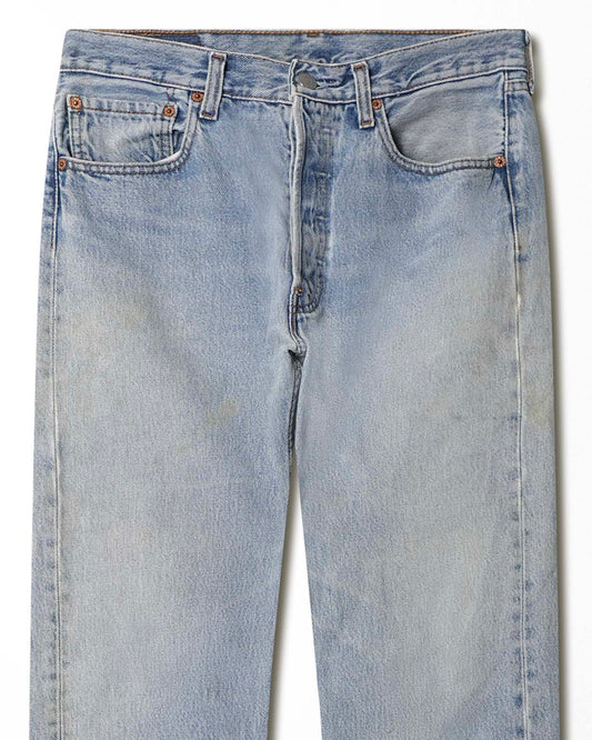 LEVI'S 501 LIGHT WASH JEANS