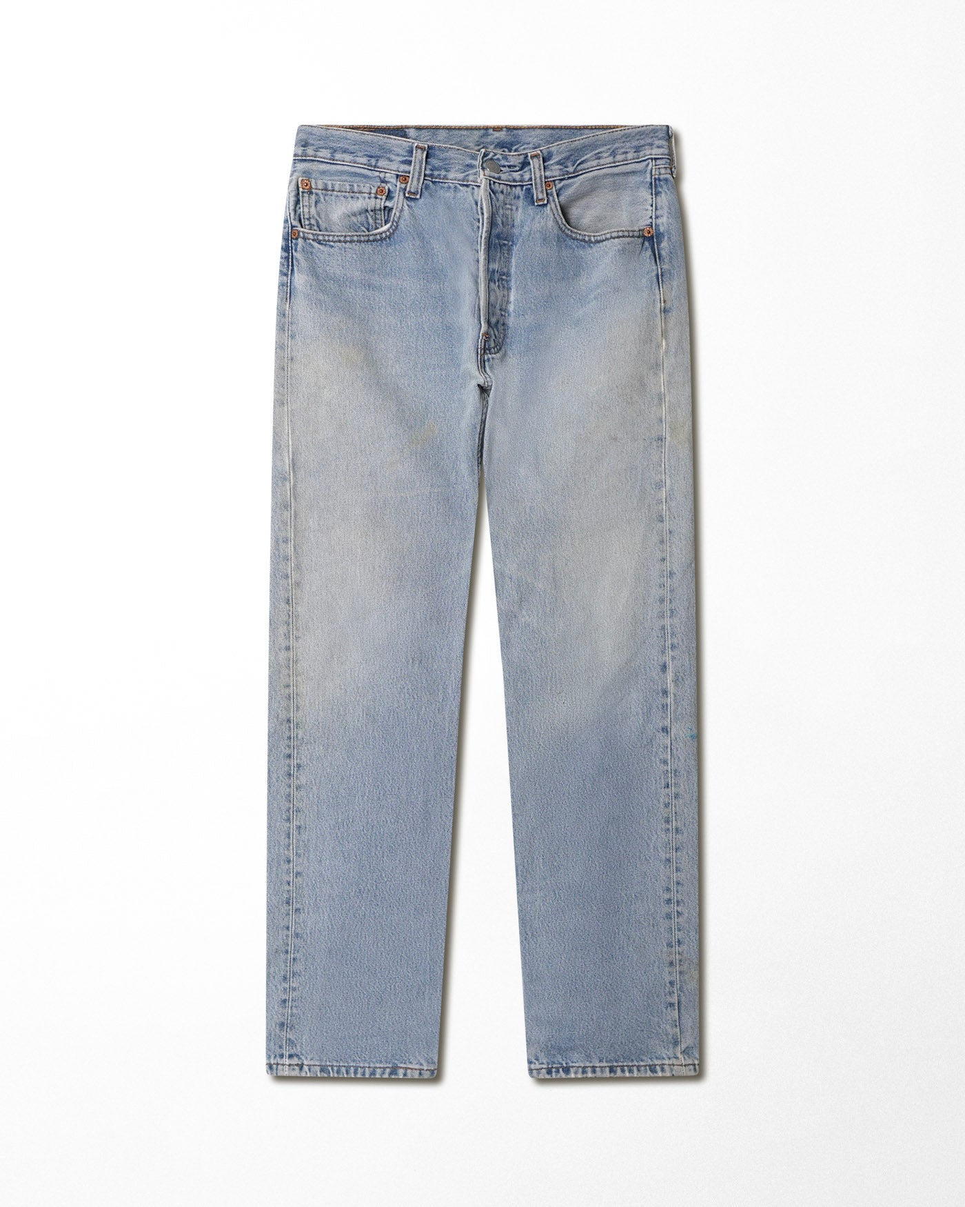 LEVI'S 501 LIGHT WASH JEANS
