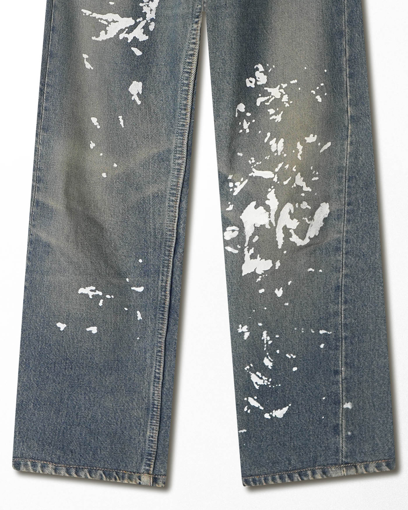 LEVI'S 501XX DARK WASH PAINTER JEANS