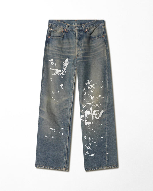LEVI'S 501XX DARK WASH PAINTER JEANS