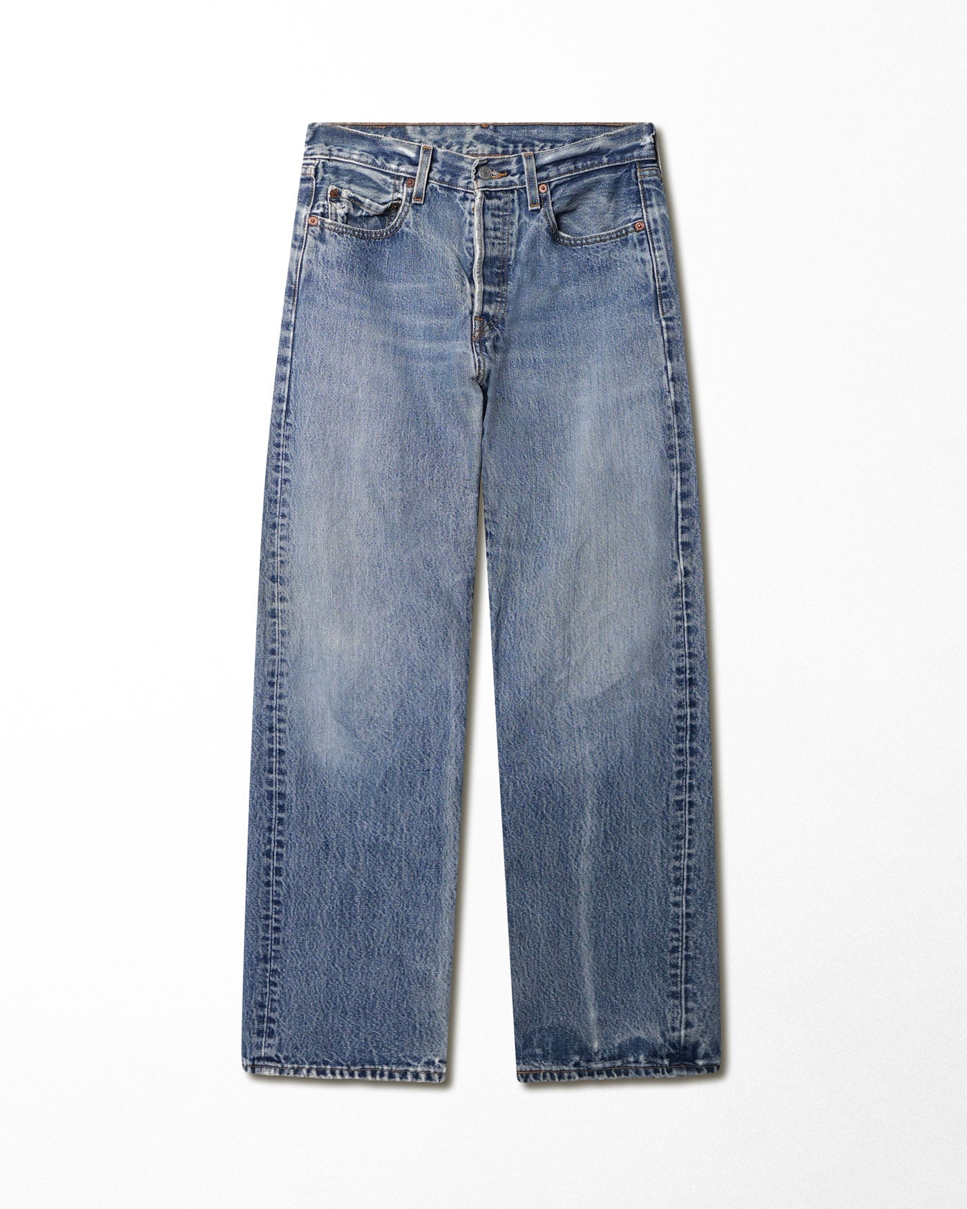 LEVI'S 501 MID-WASH JEANS