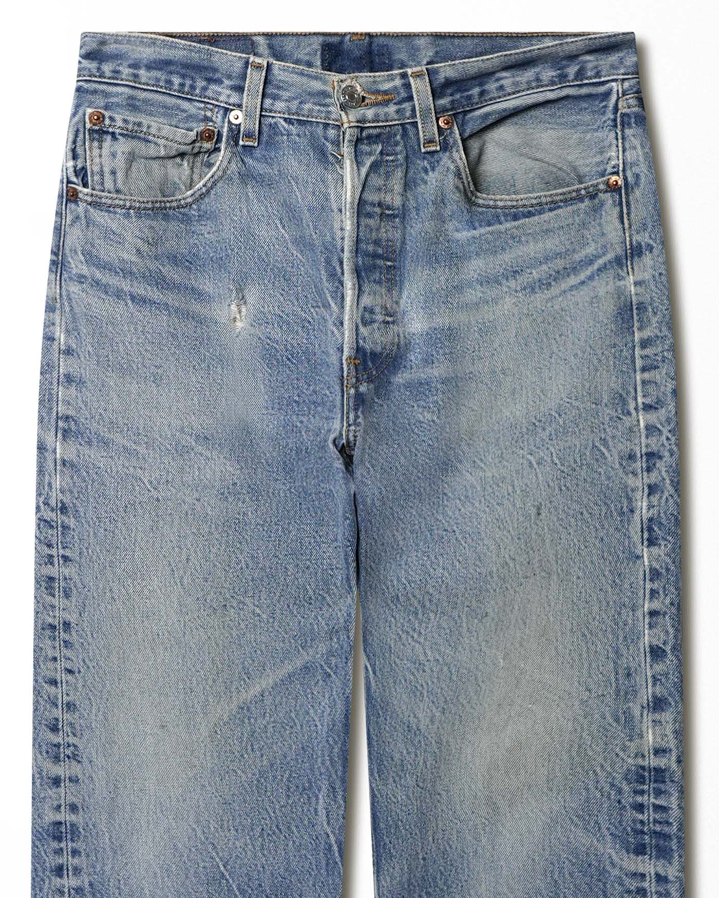 LEVI'S 501 MID-WASH JEANS