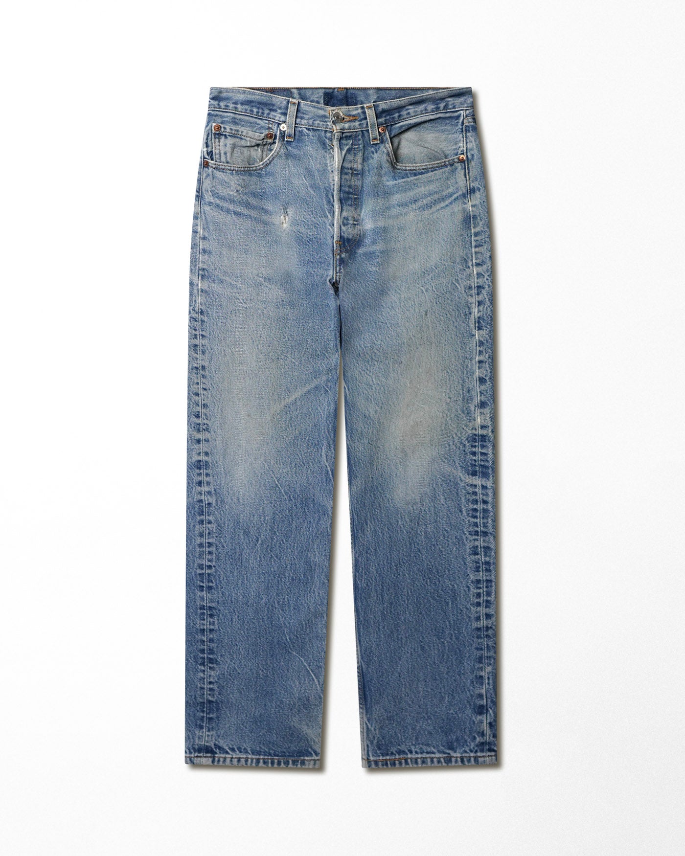 LEVI'S 501 MID-WASH JEANS