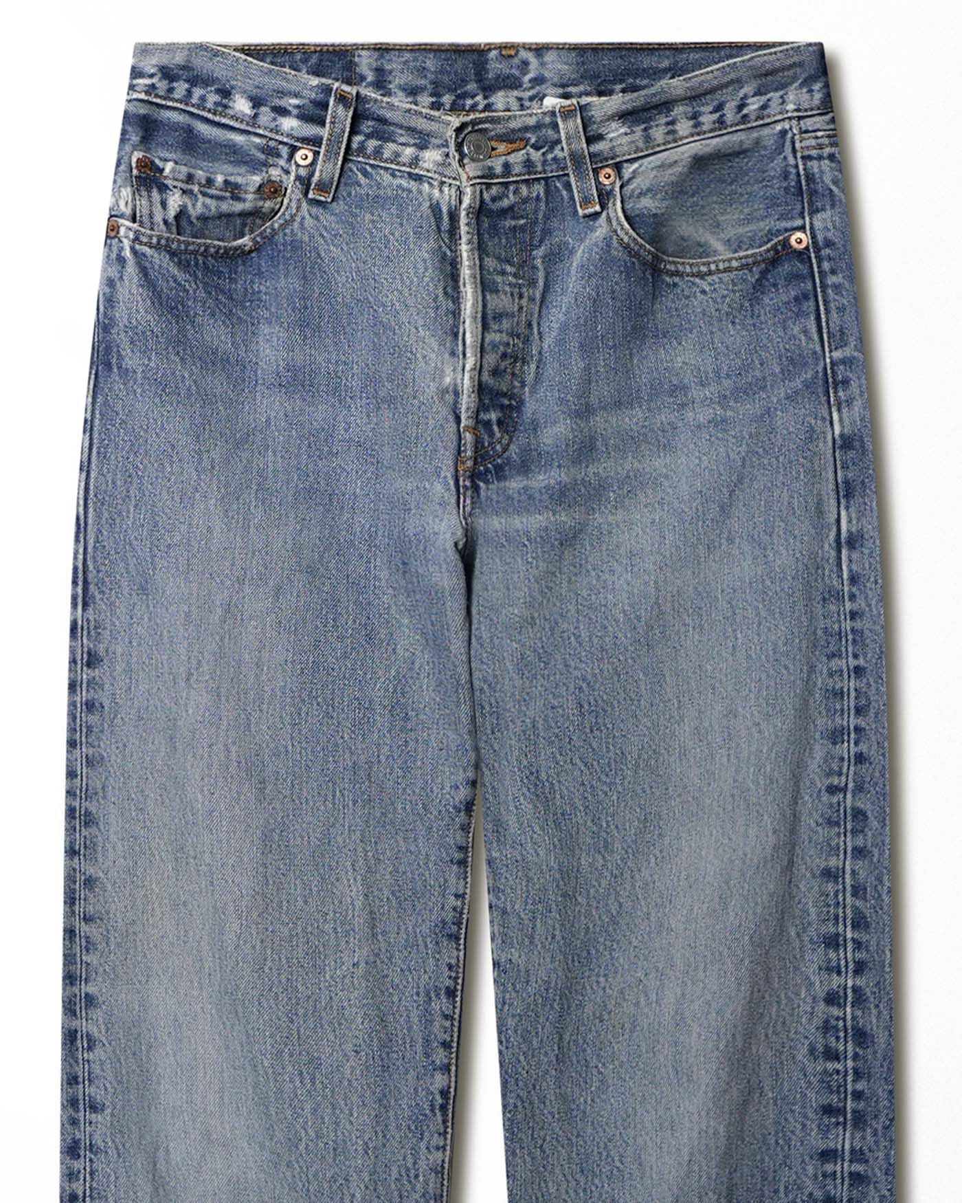 LEVI'S 501 MID-WASH JEANS