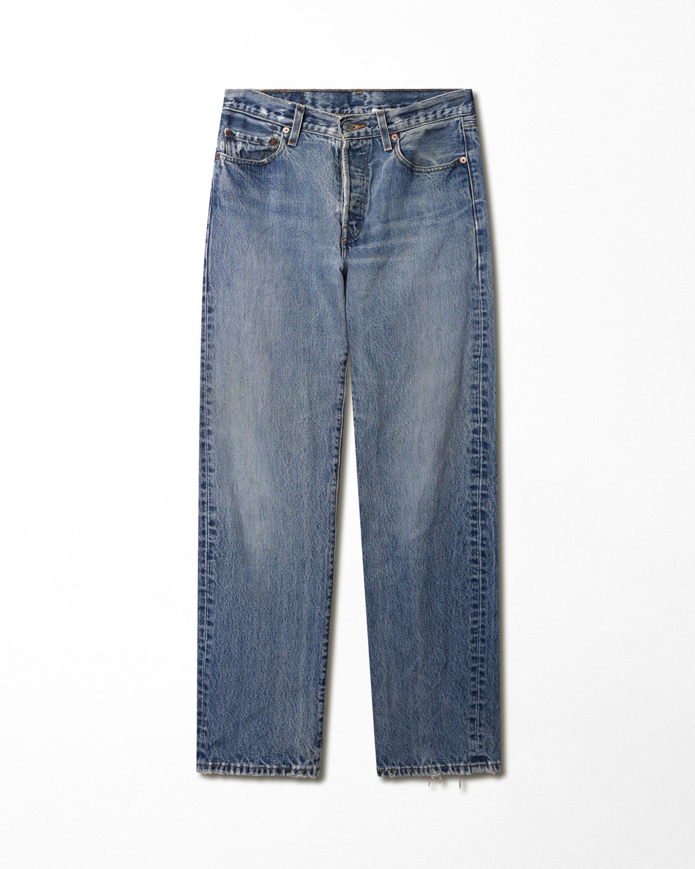 LEVI'S 501 MID-WASH JEANS
