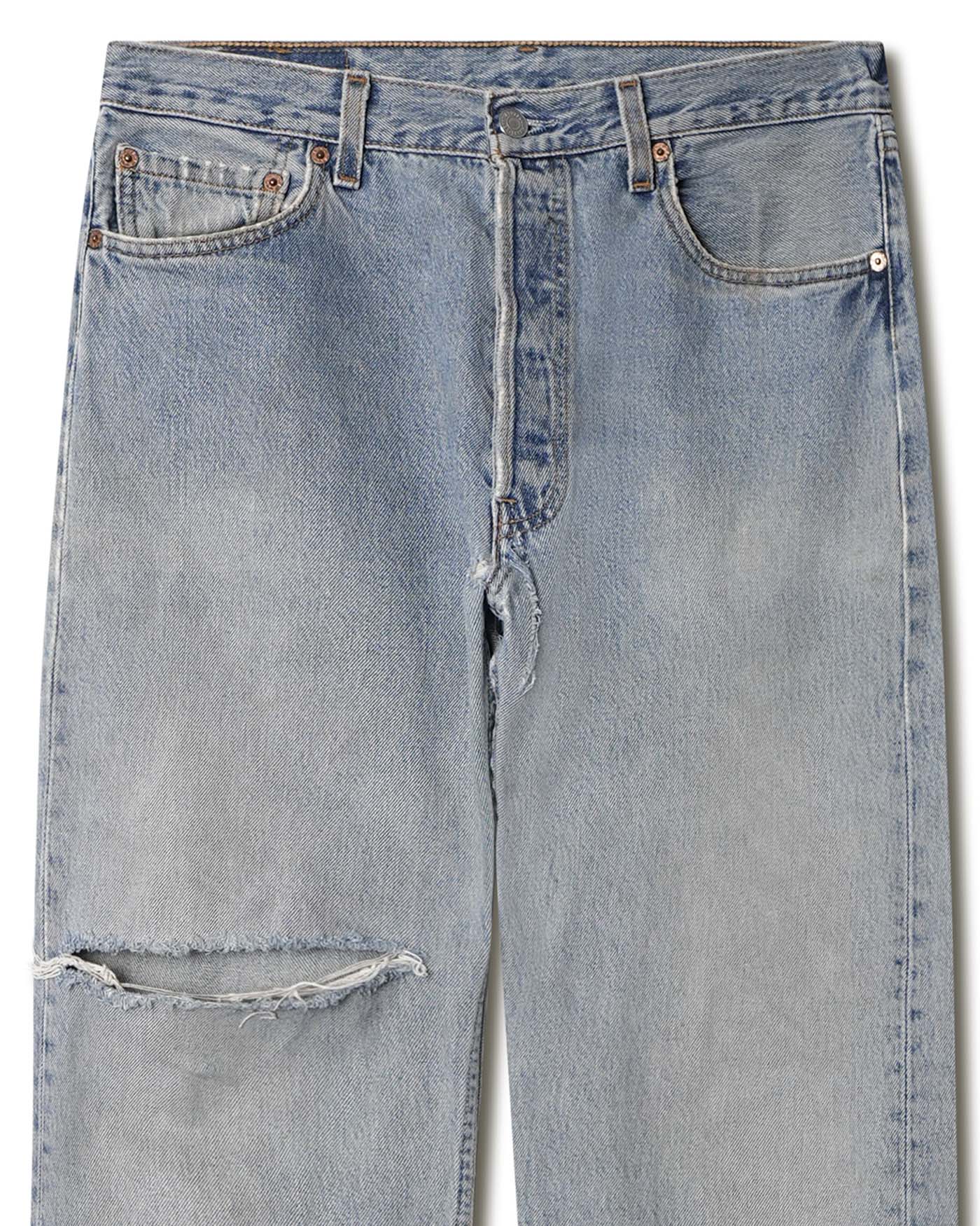 LEVI'S 501 MID-WASH JEANS