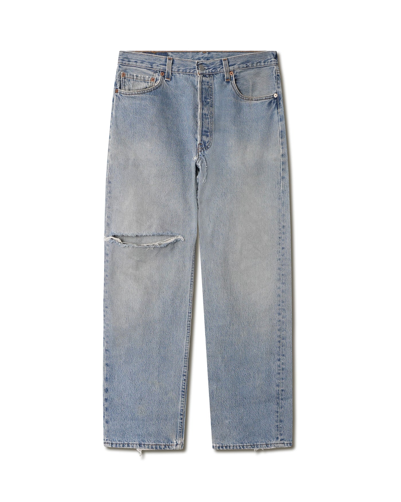 LEVI'S 501 MID-WASH JEANS