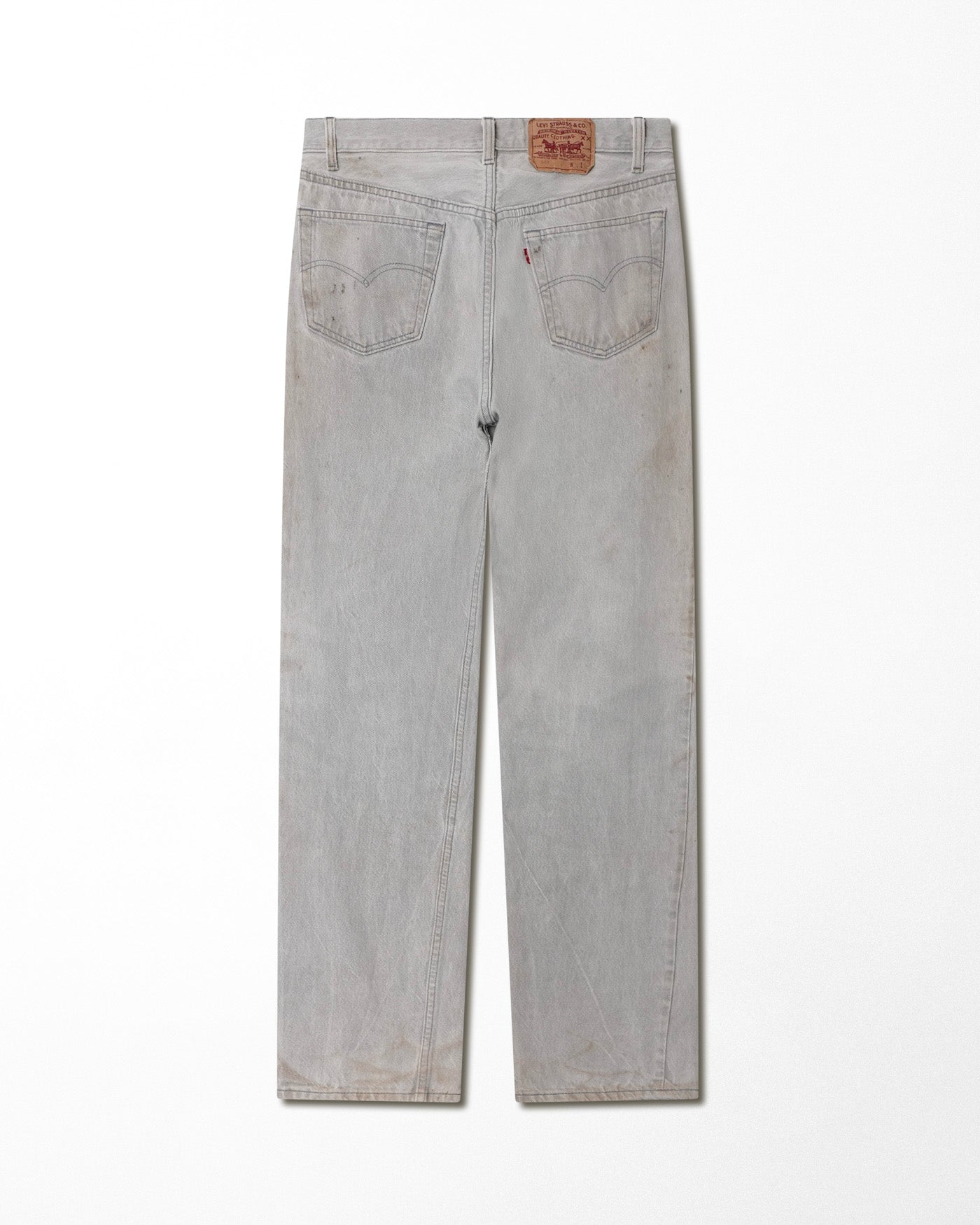 LEVI'S 501 GREY STAINED JEANS