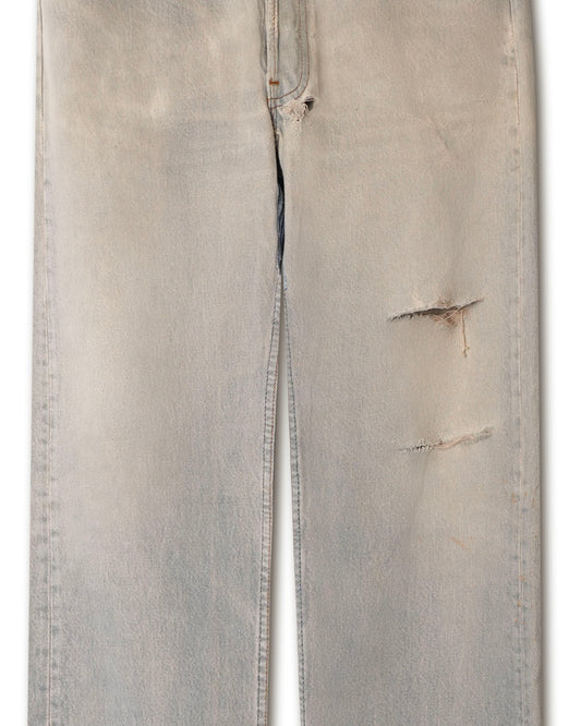LEVI'S 501 LIGHT WASHED FADED JEANS