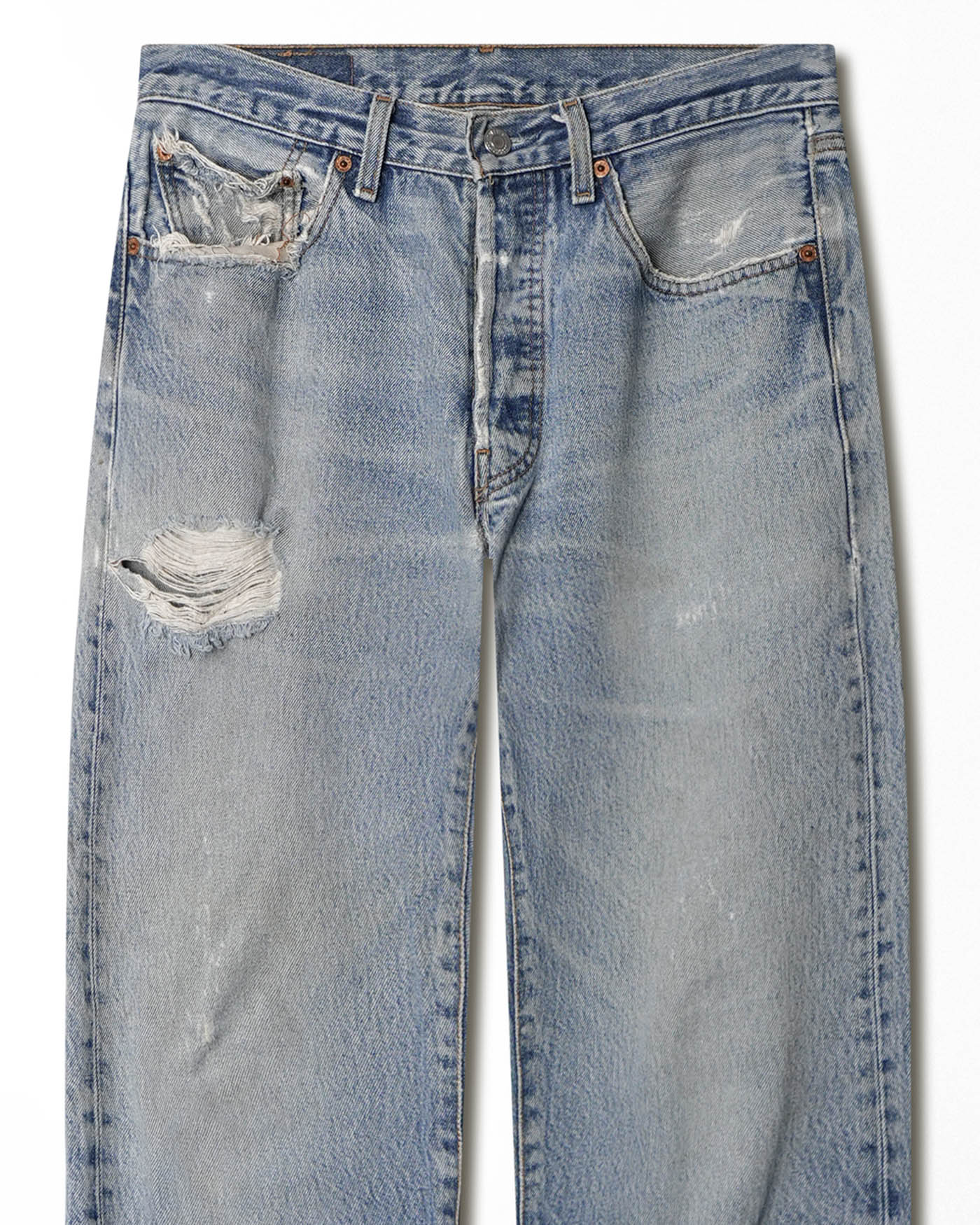 LEVI'S 501XX LIGHT WASH JEANS