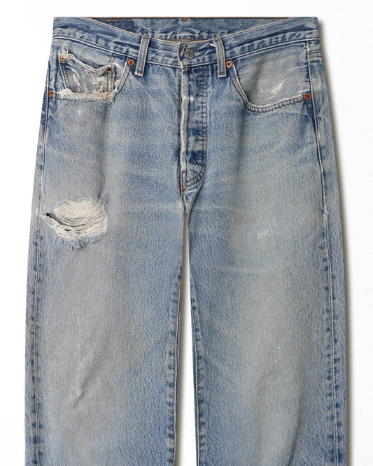 LEVI'S 501XX LIGHT WASH JEANS