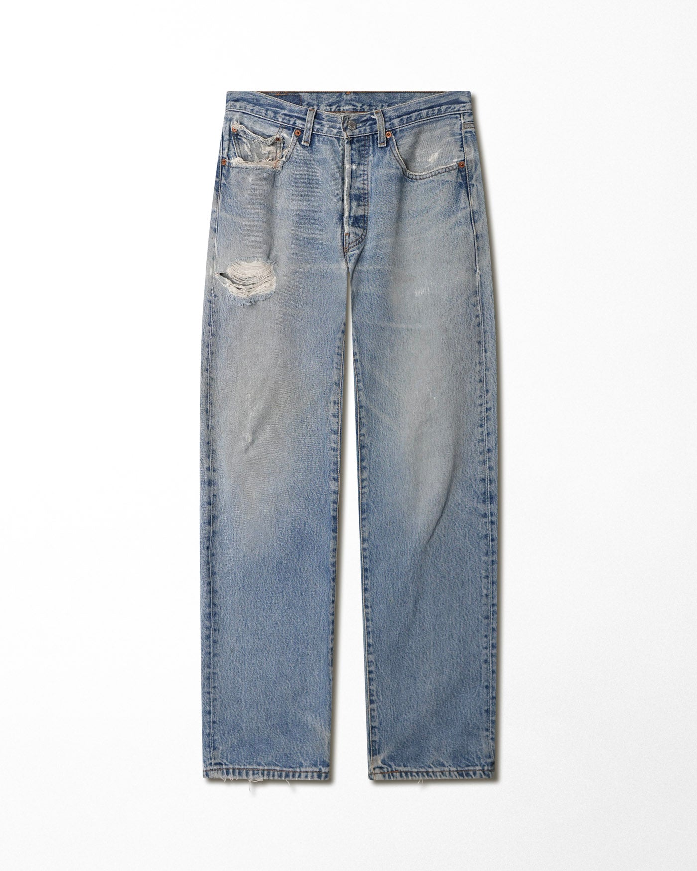 LEVI'S 501XX LIGHT WASH JEANS