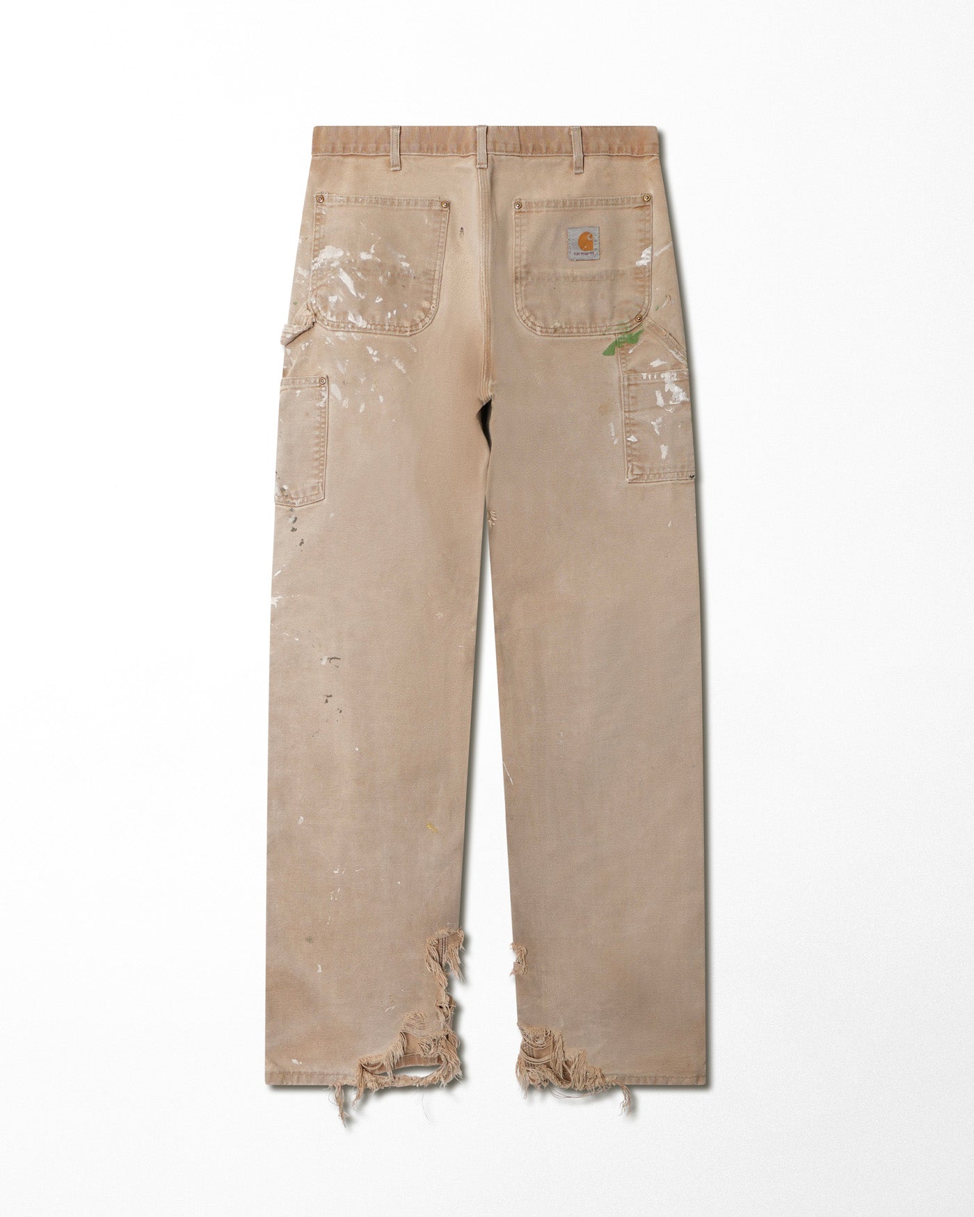 CARHARTT BEIGE FADED PAINTER DOUBLE KNEE PANTS