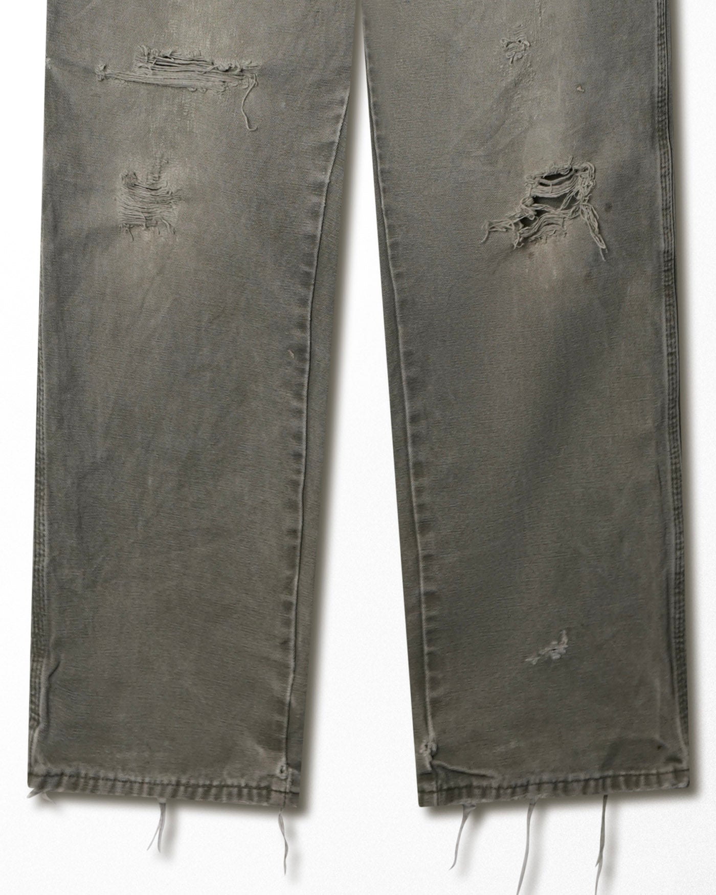DICKIES GREY DISTRESSED WORK PANTS