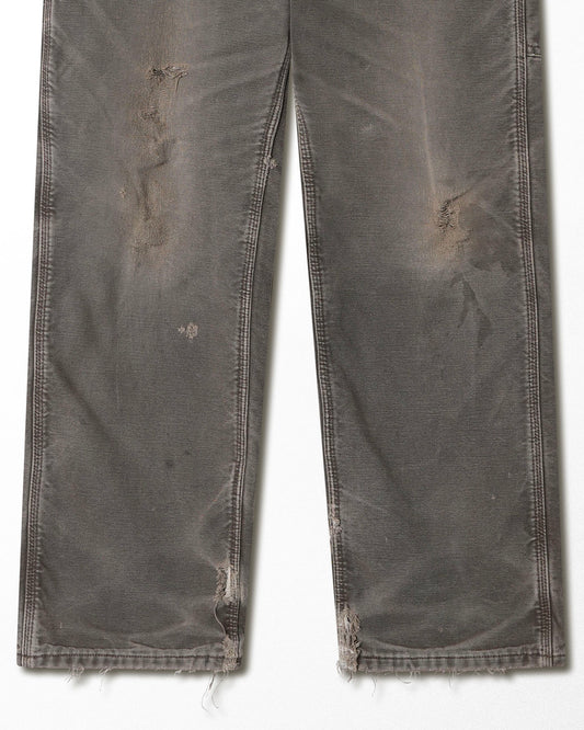 CARHARTT GREY FADED LINED PANTS