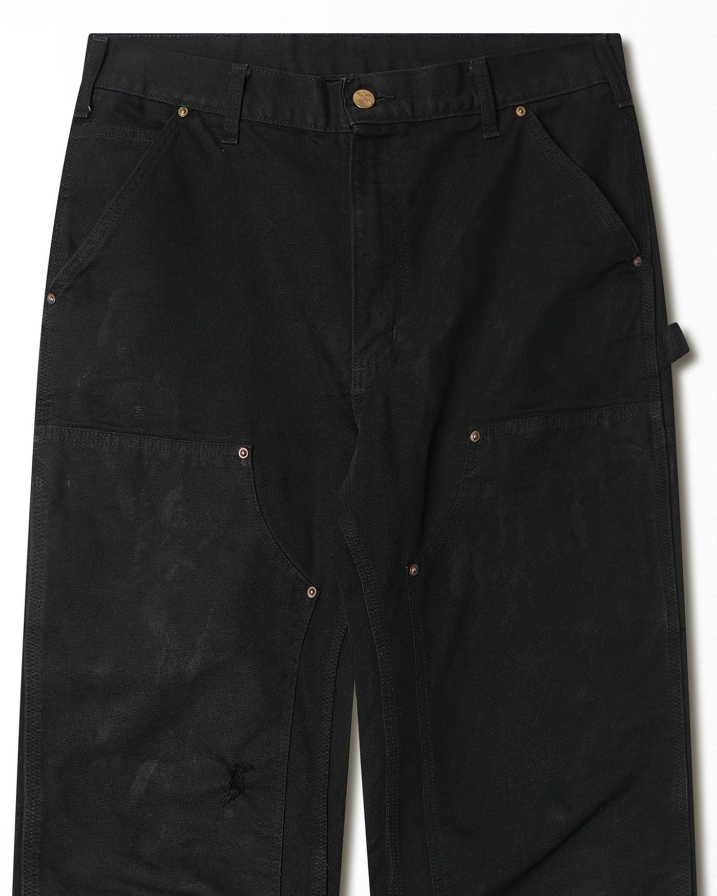 CARHARTT BLACK DOUBLE KNEE PANTS