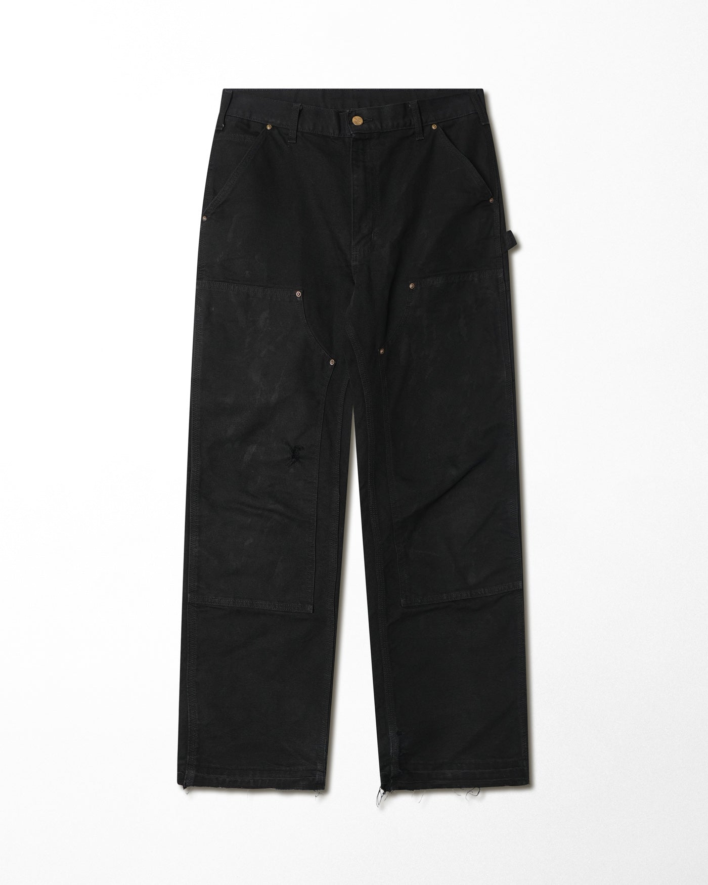 CARHARTT BLACK DOUBLE KNEE PANTS