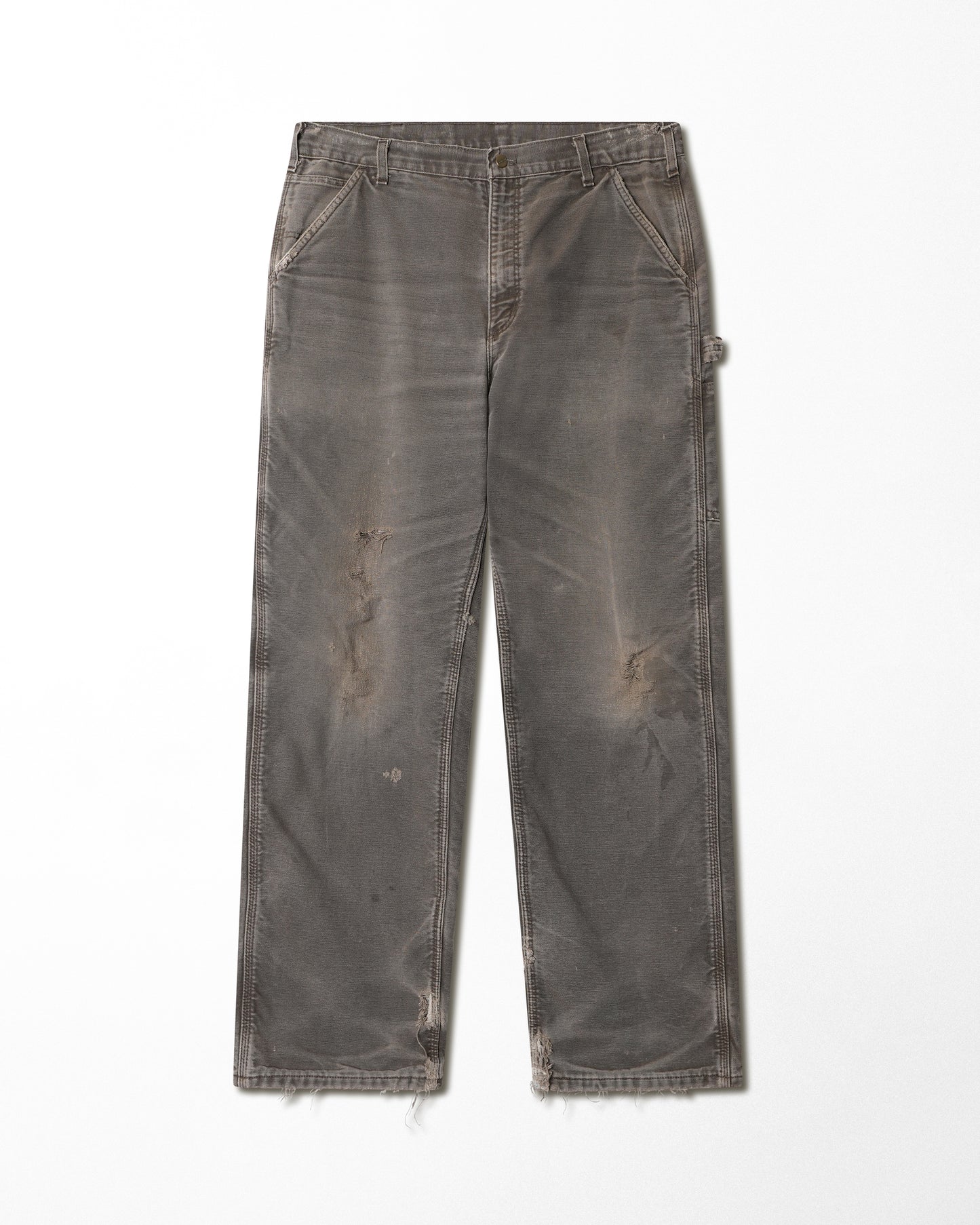 CARHARTT GREY FADED LINED PANTS