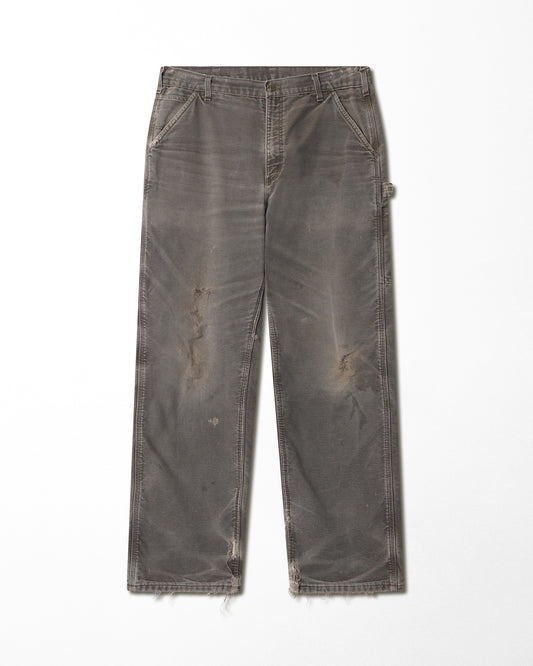 CARHARTT GREY FADED LINED PANTS