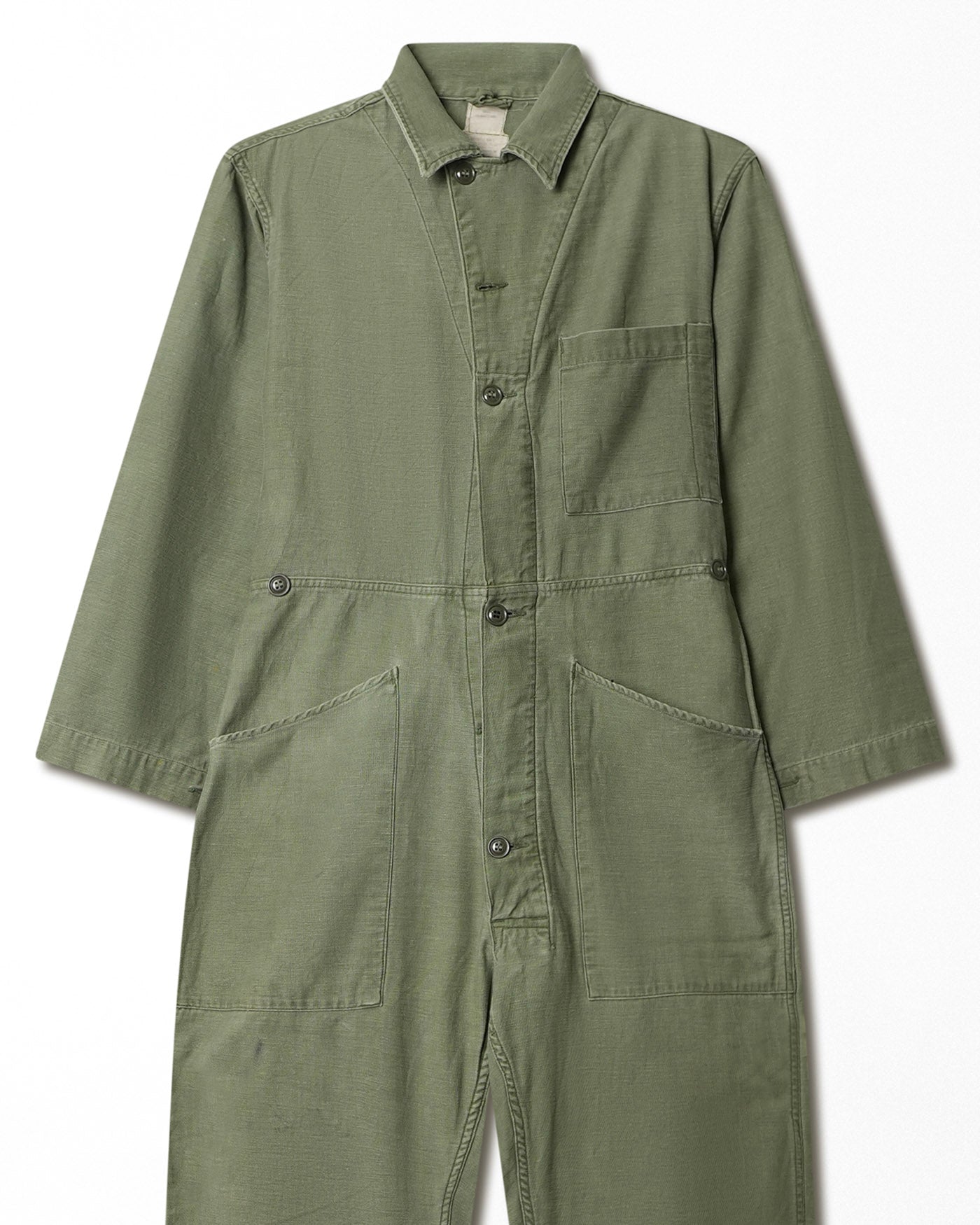 OG 107 GREEN MILITARY COVERALL