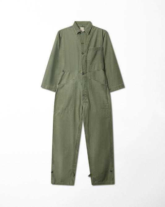 OG 107 GREEN MILITARY COVERALL