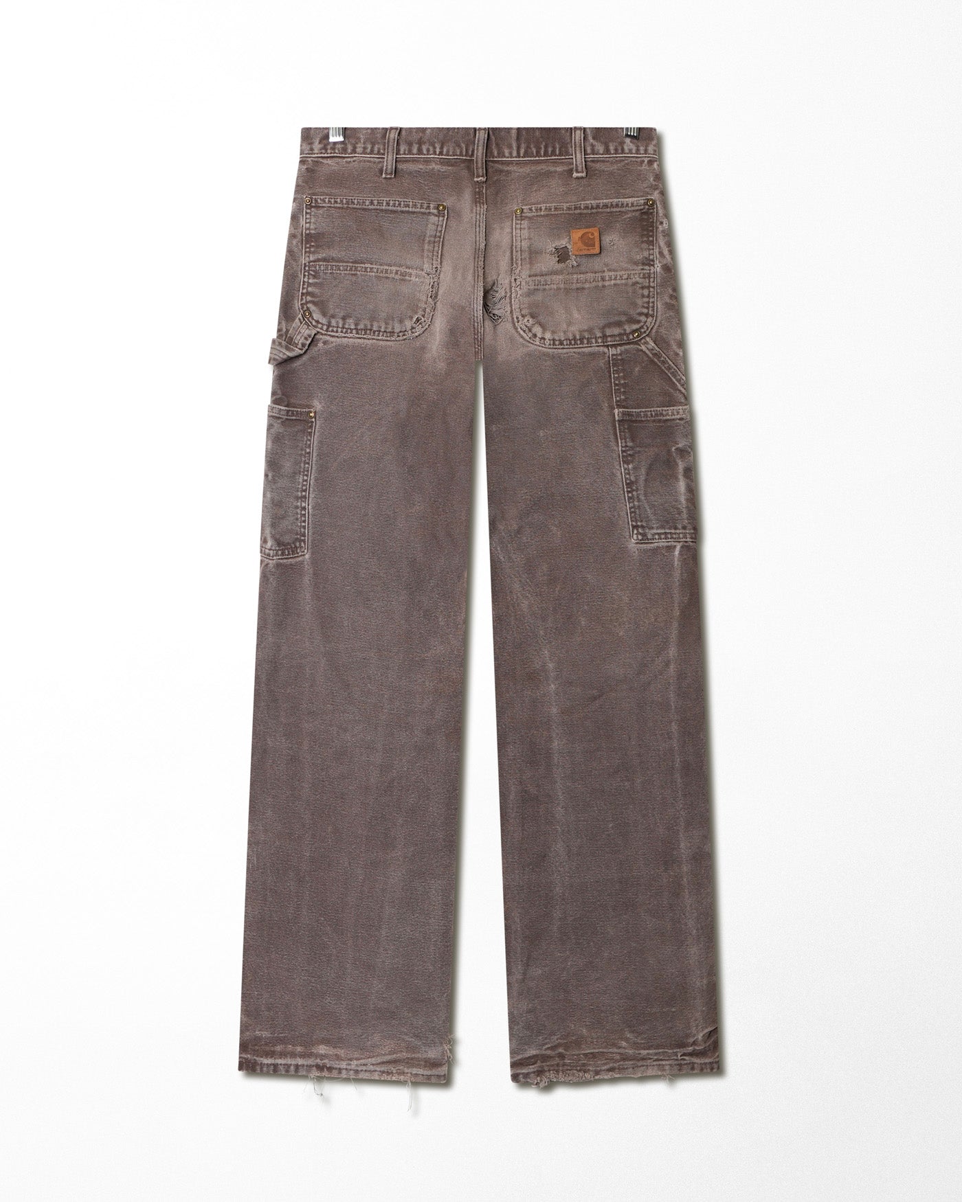 CARHARTT BROWN FADED DOUBLE KNEE PANTS
