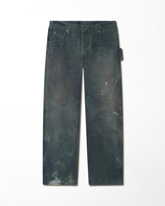 DICKIES BLACK STAINED WORK PANTS