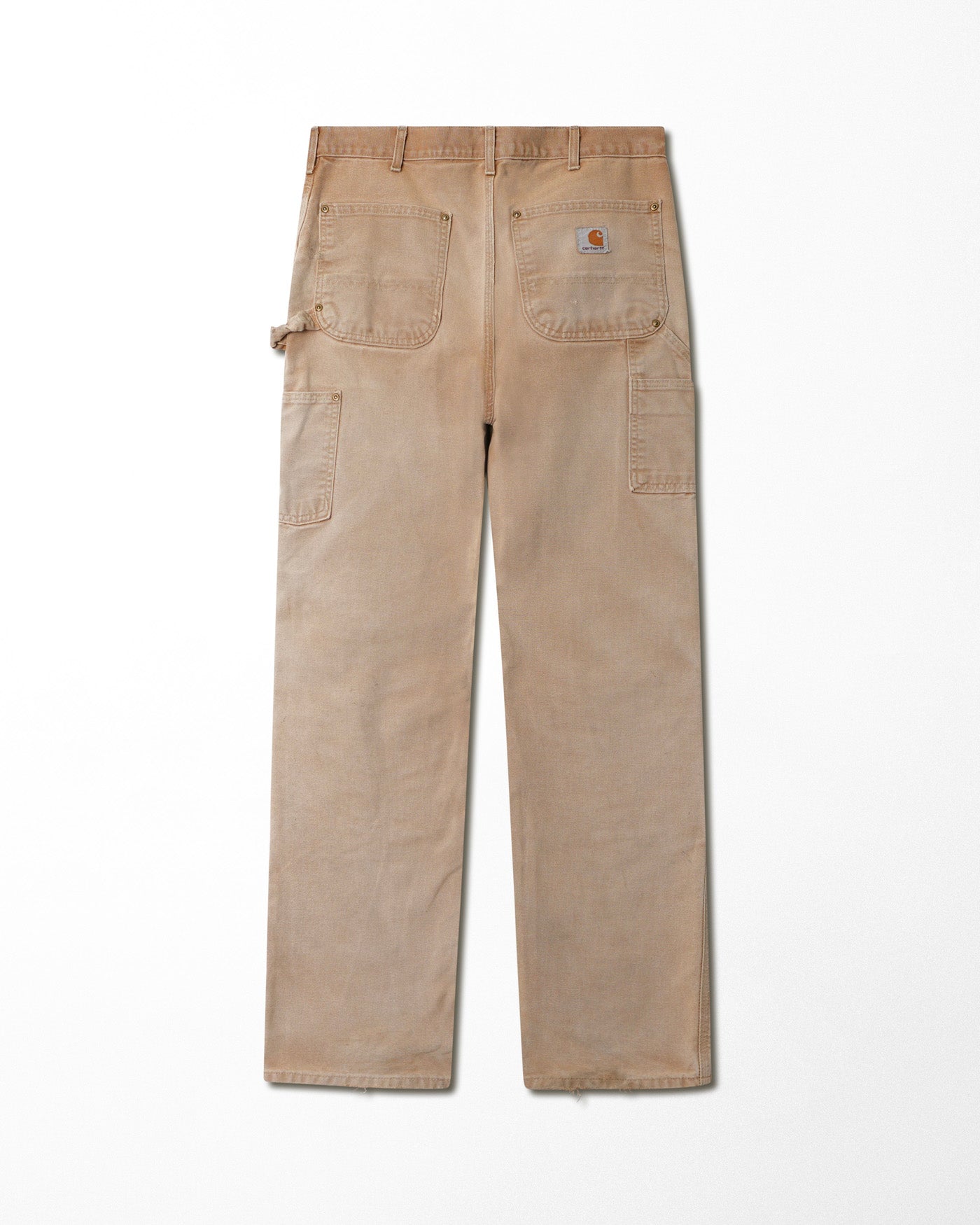 CARHARTT BEIGE FADED DOUBLE KNEE PANTS