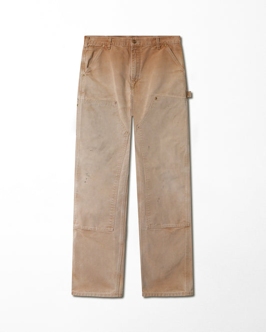 CARHARTT BEIGE FADED DOUBLE KNEE PANTS