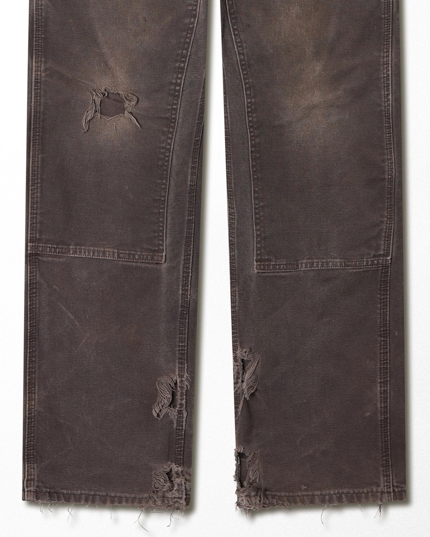 CARHARTT BROWN FADED DOUBLE KNEE PANTS